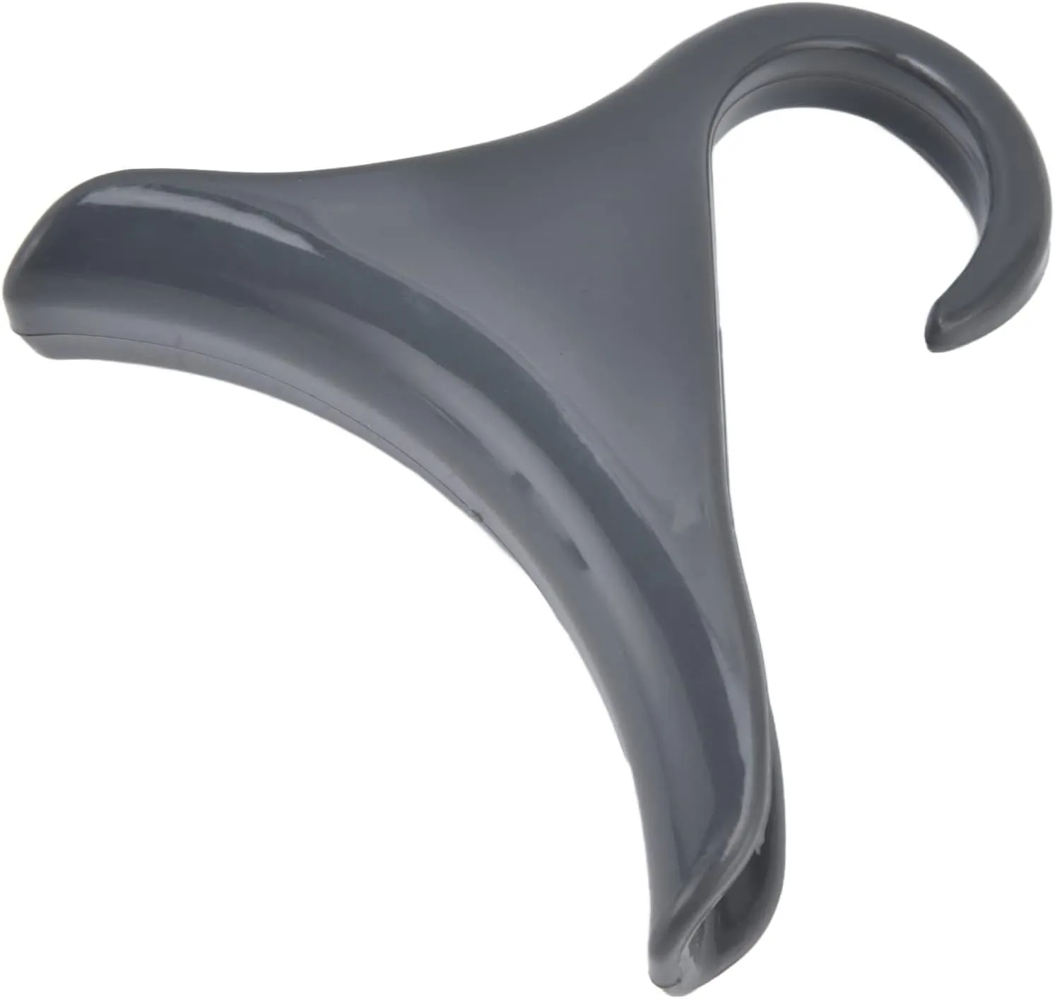 Elegant 5Pcs Purse Hanger Hooks for Door, Closet, Satchel, Coat, Belt, and Haversack Storage with Arc Design, Premium PP Material, and Smooth Handle - Handbag Protector By (White) (Grey)
