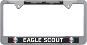 Elektroplate Officially Licensed - Eagle Scout Boys Scouts of America Chrome-Plated All-Metal Standard Size License Plate Frame Tag Holder for Cars/SUVs/Trucks Weather-Proof Automotive Accessory
