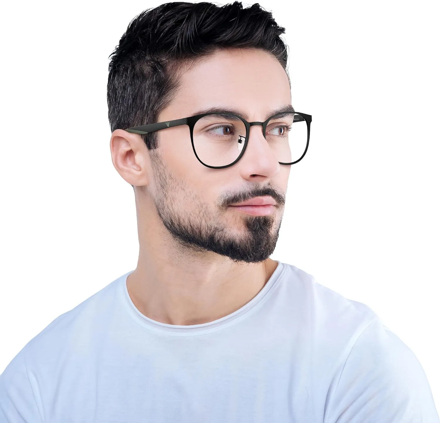 Emporio Armani Men's Ea1148 Round Prescription Eyewear Frames