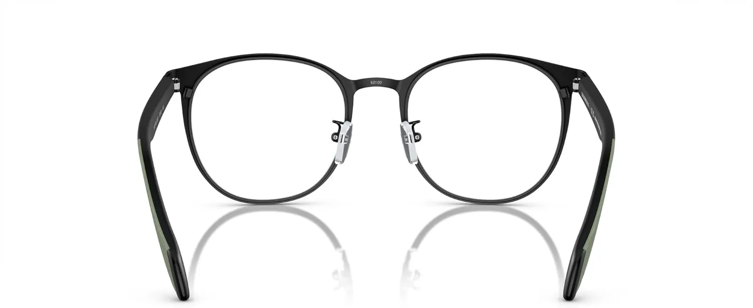 Emporio Armani Men's Ea1148 Round Prescription Eyewear Frames