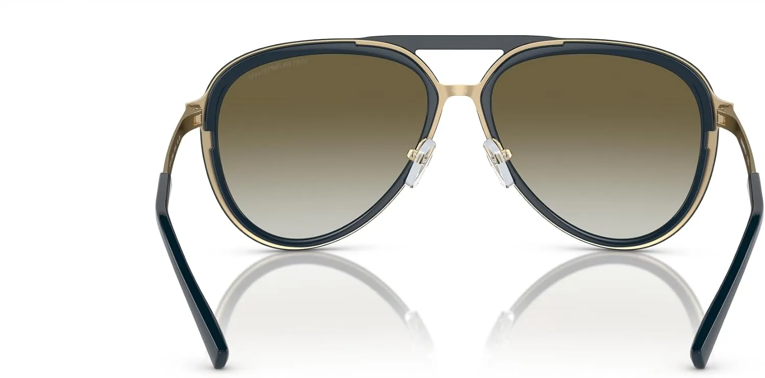 Emporio Armani Men's Ea2145 Aviator Sunglasses