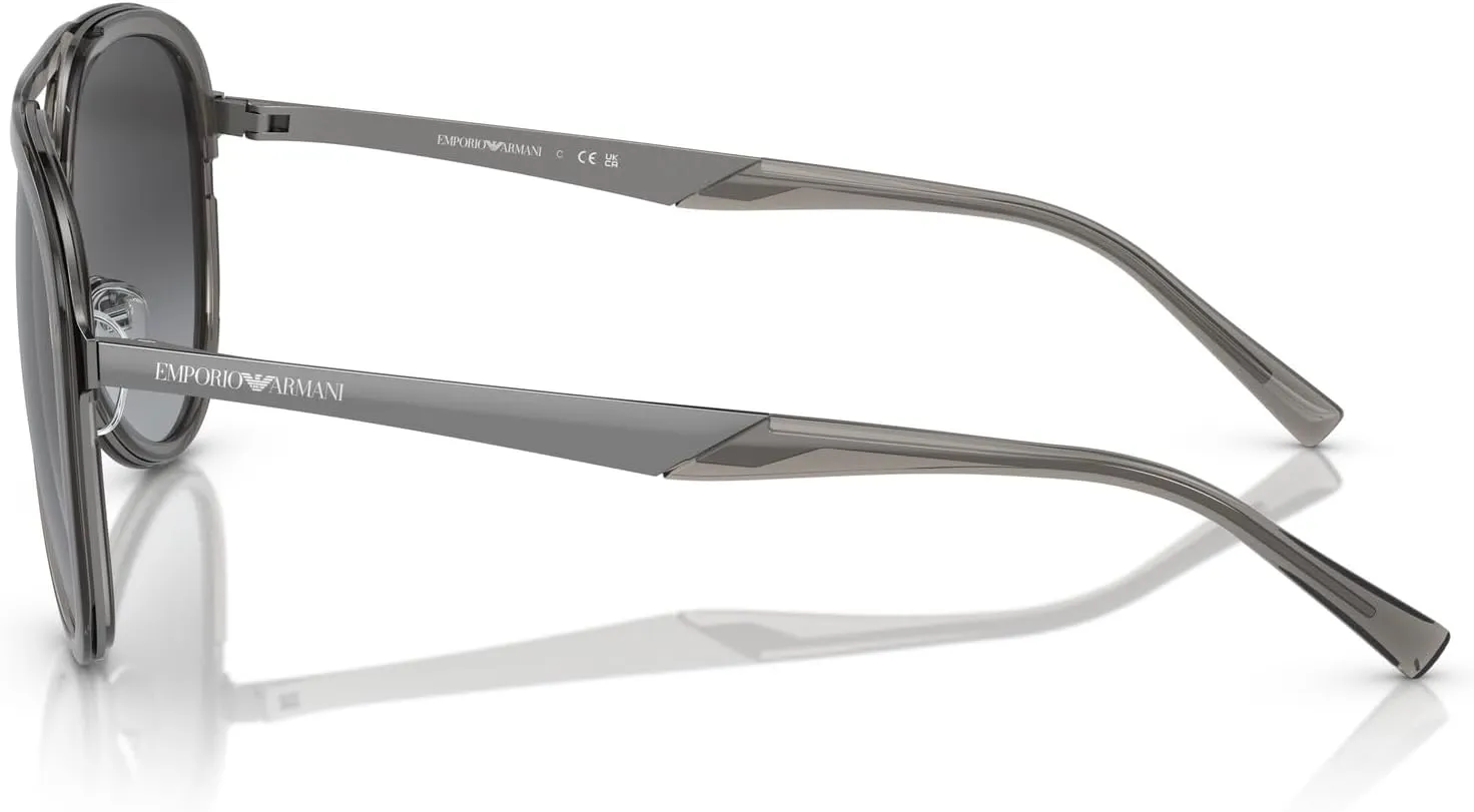 Emporio Armani Men's Ea2145 Aviator Sunglasses