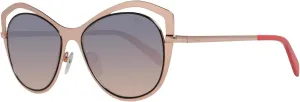 EP0130 Rose Gold/Grey Pink Shaded 56/17/140 women Sunglasses