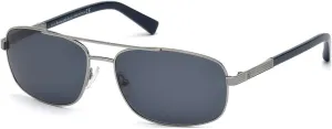 ERMENEGILDO ZEGNA EZ0012 12V - shiny dark ruthenium / blue Metal