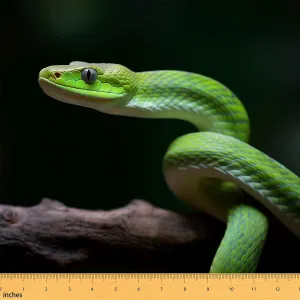 Erosebridal Green Snake Fabric by The Yard, Safari Wildlife Indoor Outdoor Fabric, Reptile Upholstery Fabric, 3D Print Decorative Fabric for Adults Teens for Upholstery and Home Accents, 3 Yards