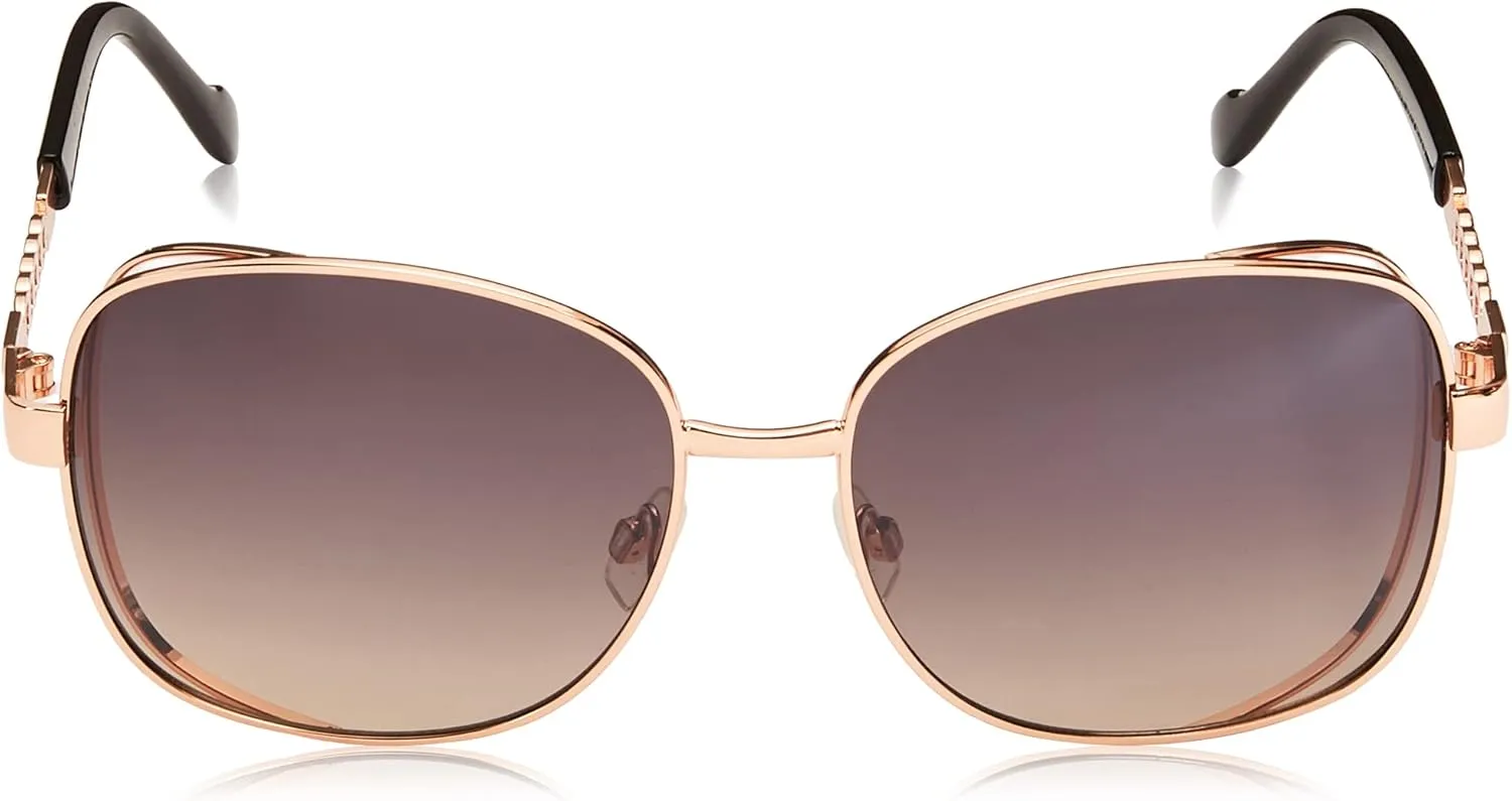 essica Simpson Women's J6214 Oversized Cat Eye Square Sunglasses