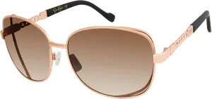essica Simpson Women's J6214 Oversized Cat Eye Square Sunglasses