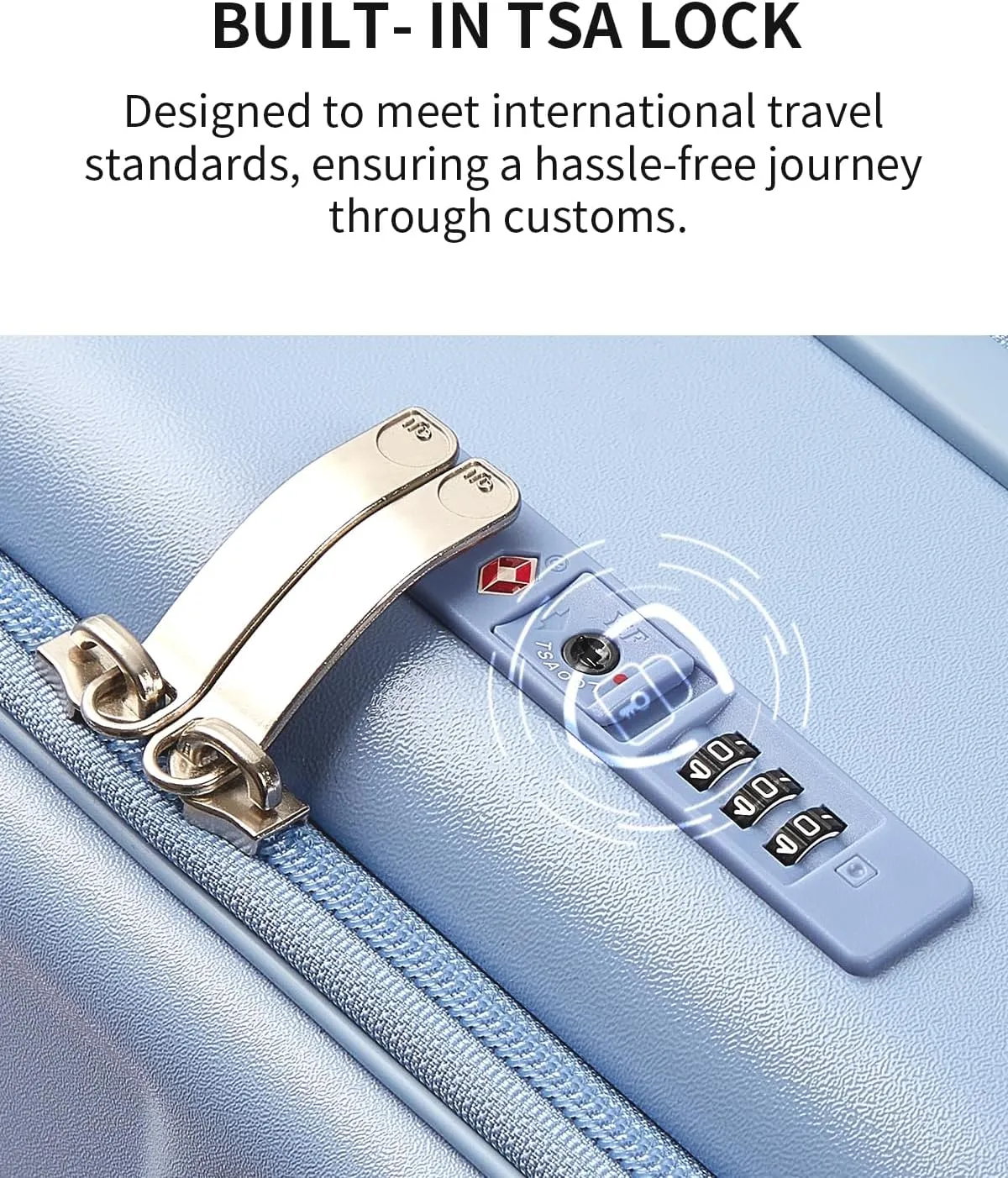 Expandable Top Opening Carry On Luggage Airline Approved, 20 Inch Lightweight Hardside Carry On Suitcase with Spinner Wheels, Travel Luggage for Women Men, Blueberry Blue