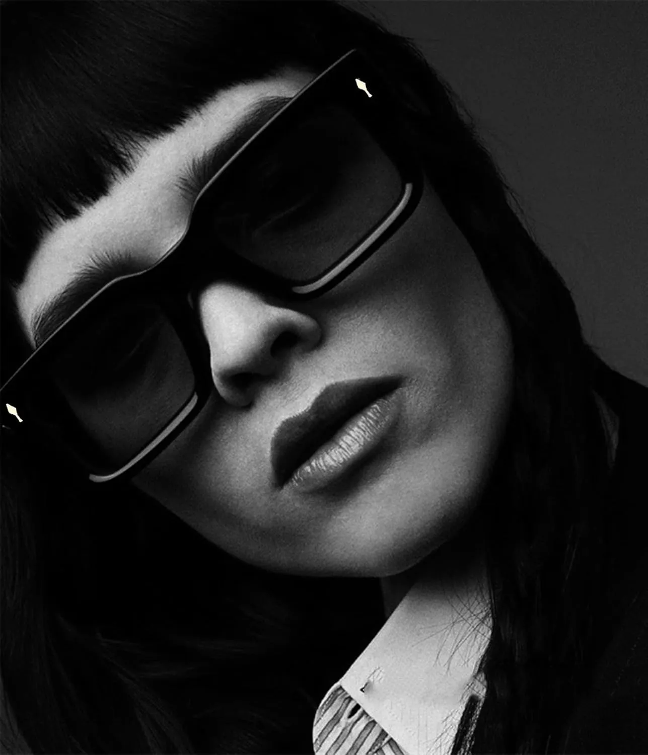 EYLRIM Thick Frame Square Sunglasses for Women Men Chunky Rectangle Sun Glasses Black Shades UV400 Protection
