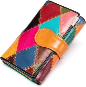 Eysee Wallets for Women Genuine Leather Multi Color Mode 2-D