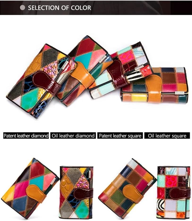 Eysee Wallets for Women Genuine Leather Multi Color Mode 2-D