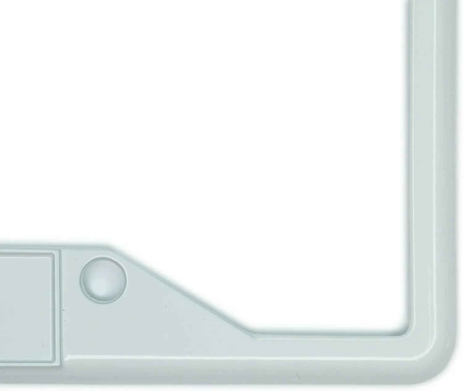 FANMATS 43846 MLB - Cleveland Guardians License Plate Frame - White – Easy Installation on Truck, SUV, Car - Ideal Gift for Die Hard MLB Fan