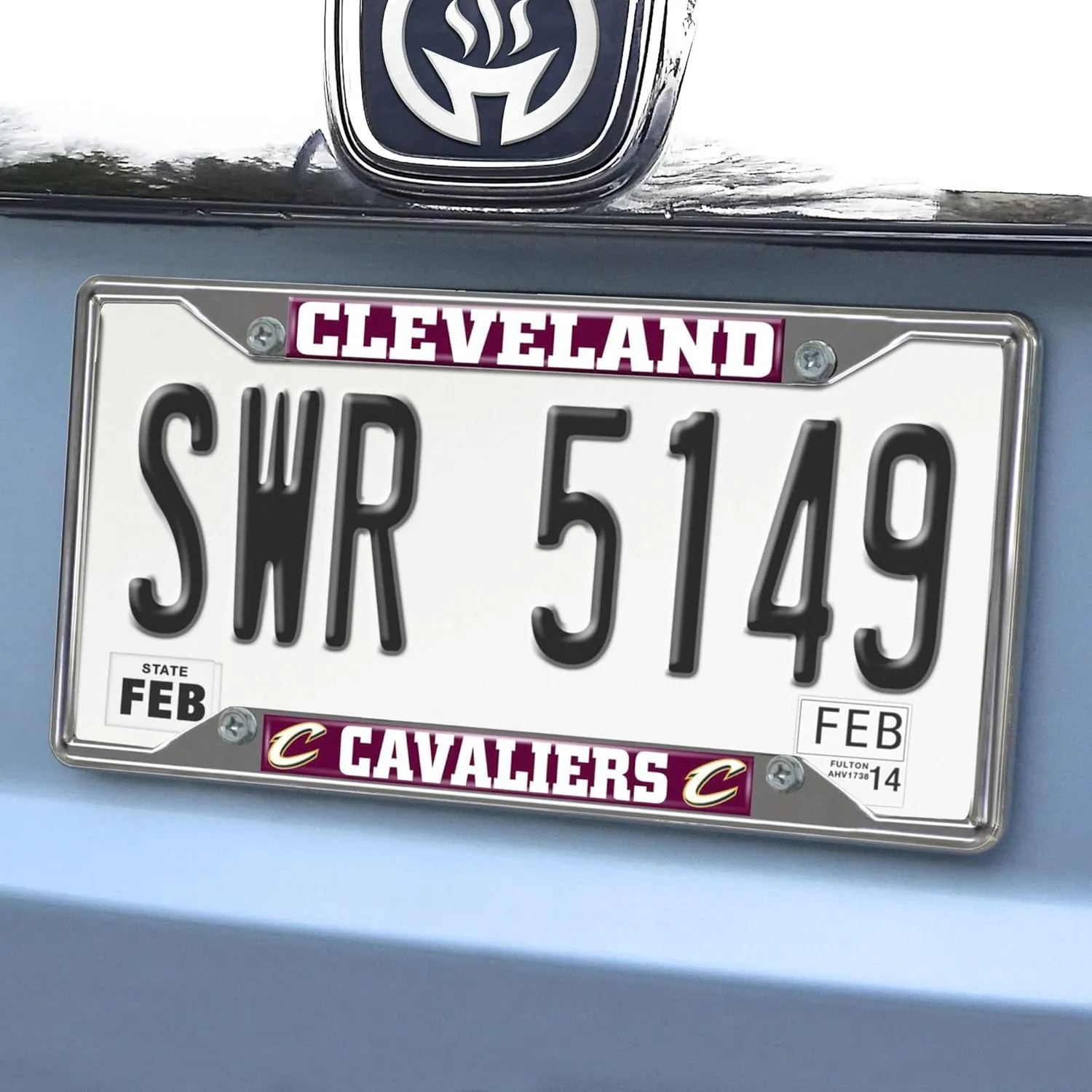 FANMATS NBA Chrome Metal License Plate Frame