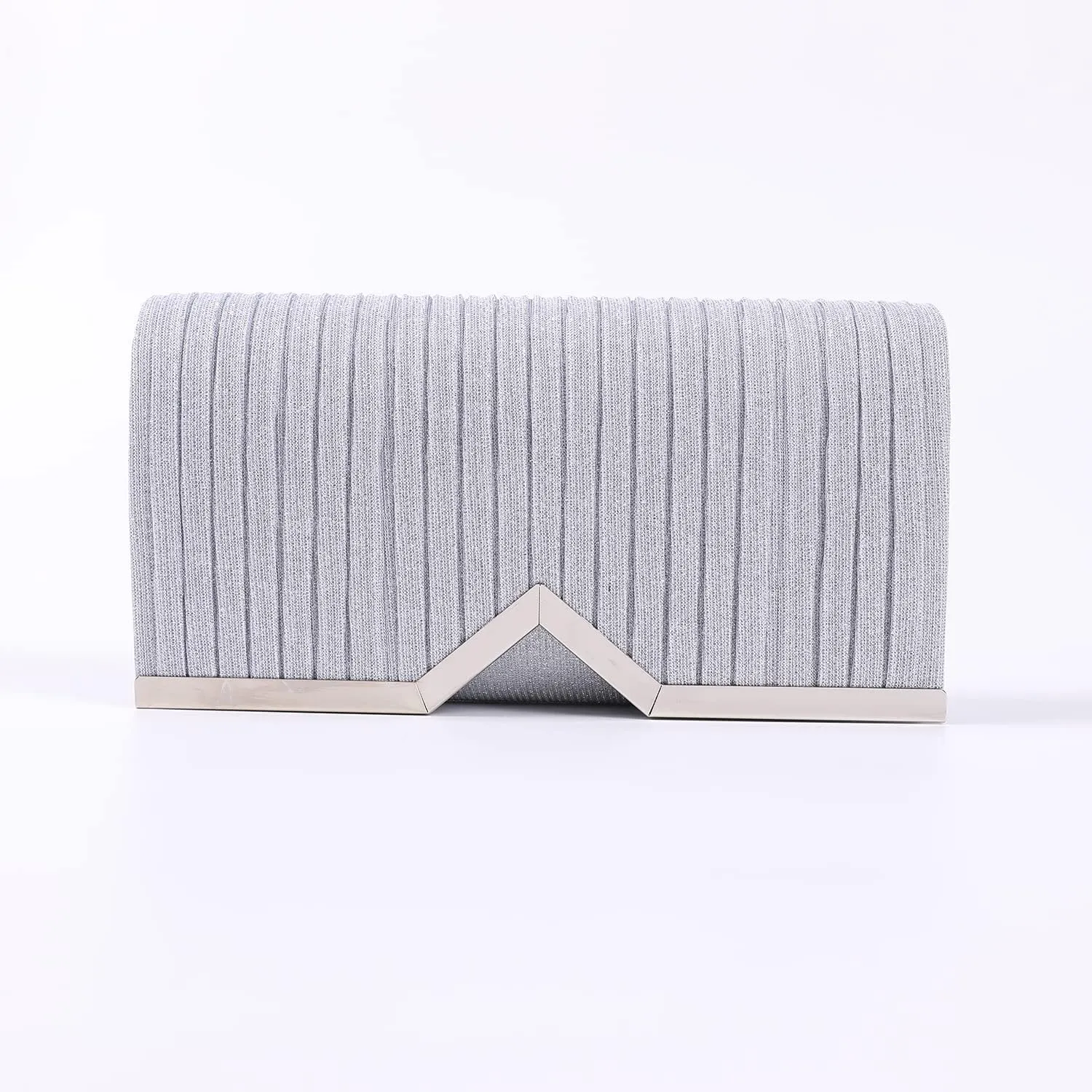 Fashion Clutch Women Evening Bags for Wallets Wedding Formal Prom Vertical bar Folding cloth Handbag purse