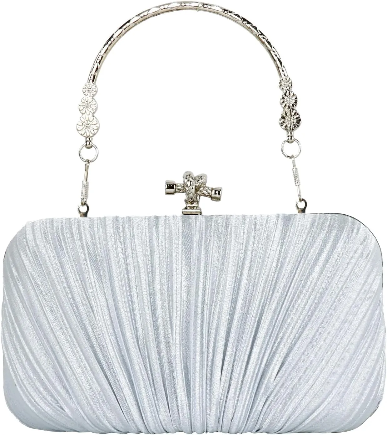 Fashion Womens Jane Satin Diamante Clutch Rhinestone Evening Bridal Prom Party Handbag Crossbody Purse Chain Bag