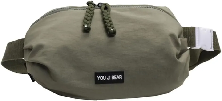 Fashionable Korean Shoulder Bag With Spacious Compartments Crossbody Purse Fabric Chest Pack For Ladies