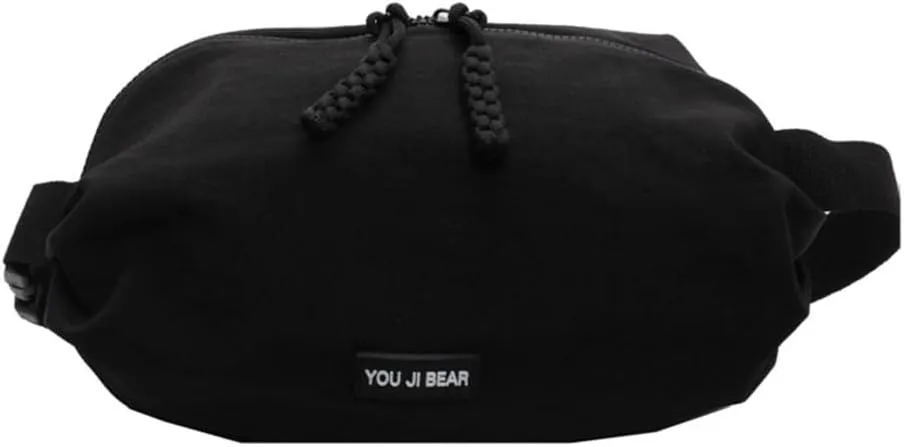 Fashionable Korean Shoulder Bag With Spacious Compartments Crossbody Purse Fabric Chest Pack For Ladies