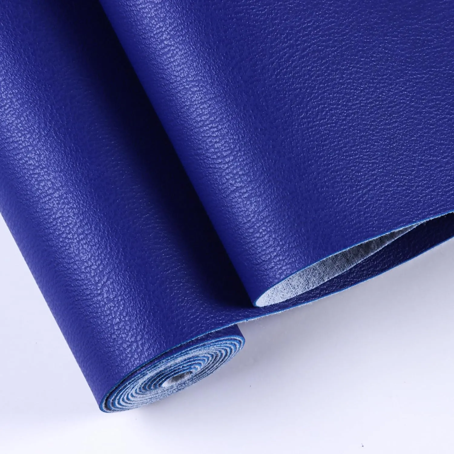 Faux Leather Sheets for Craft One Roll Matt Smooth Surface Solid Leather Fabric Sheets 12" x 53” (30cm x 135cm) Inch Large Size for Leather Earrings Bows Wallets DIY Projects (Royal Blue)