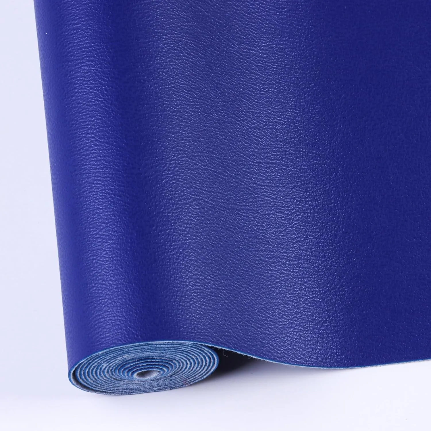 Faux Leather Sheets for Craft One Roll Matt Smooth Surface Solid Leather Fabric Sheets 12" x 53” (30cm x 135cm) Inch Large Size for Leather Earrings Bows Wallets DIY Projects (Royal Blue)
