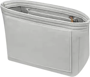 Felt Insert Bag Felt Insert Bag Fits for Handbag Liner Bag Felt Cloth Makeup Bag Support Travel Portable Insert Bag(Light Gray,L)