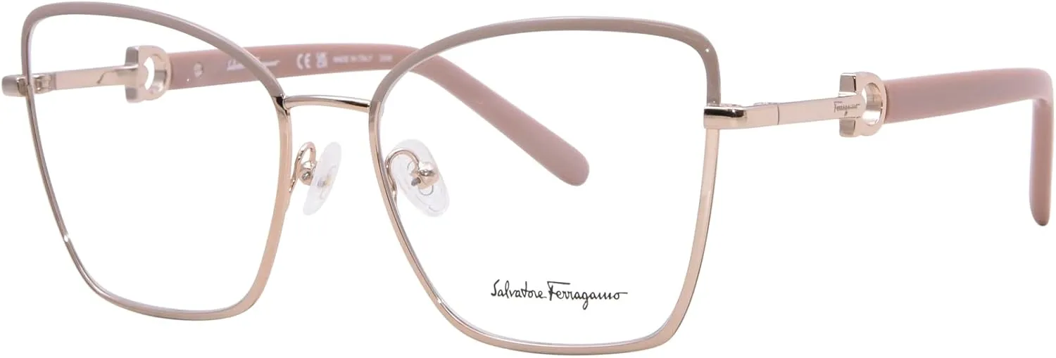 FERRAGAMO Eyeglasses SF 2223 685 Rose Gold/Nude