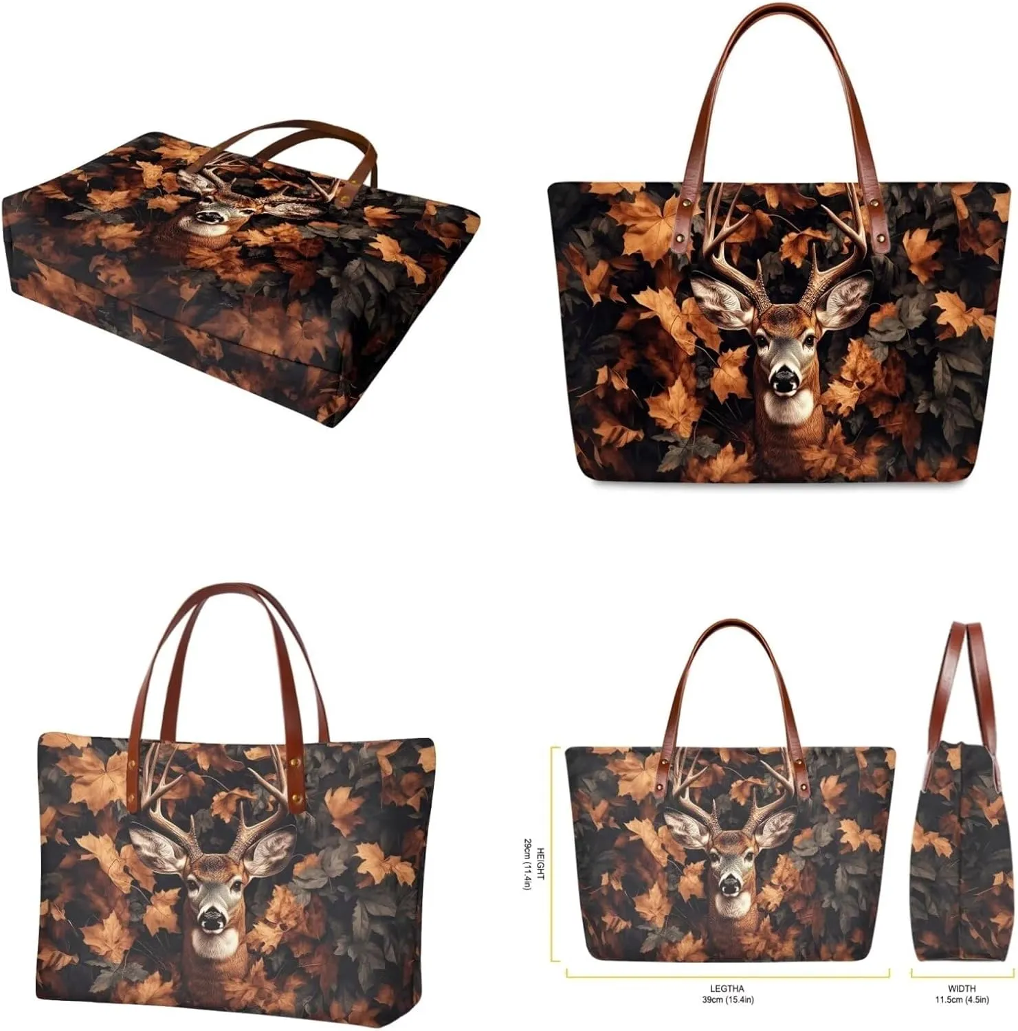 FKELYI Women's 2 Packs Handbags Set Includes Long Wallets with Large Capacity Top-Handle Bag Ladies Shoulder Totes