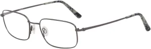 Flexon Eyeglasses Benjamin 600 033 Gunmetal Titanium Optical Frame 54mm