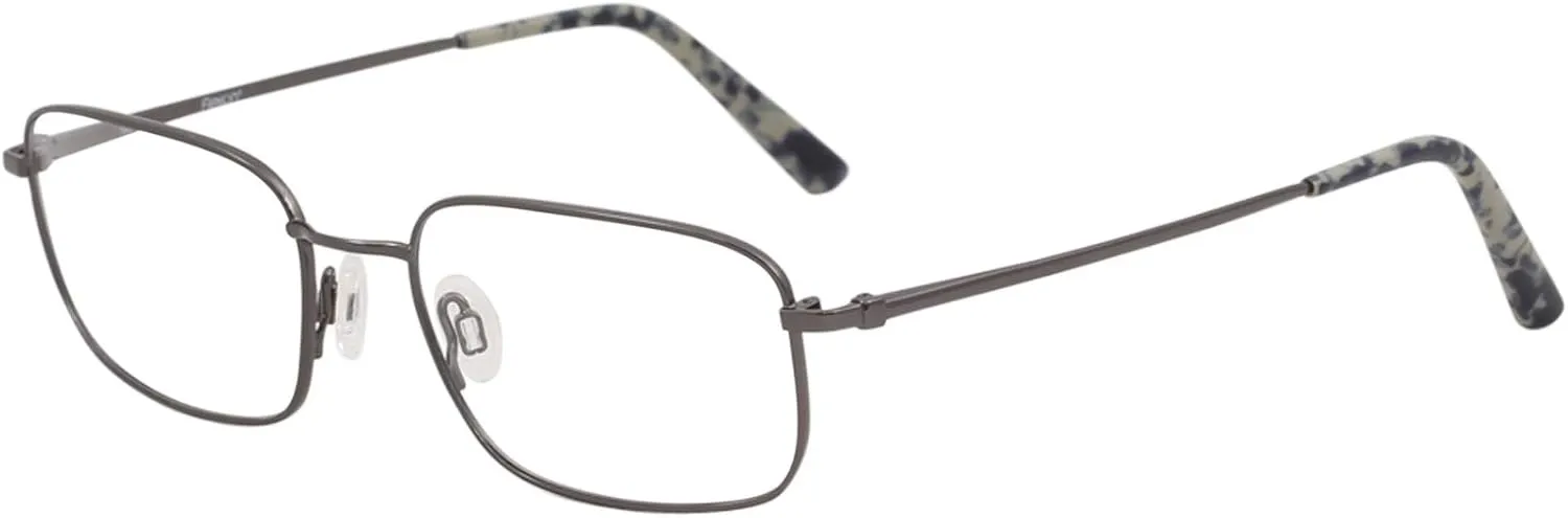 Flexon Eyeglasses Benjamin 600 033 Gunmetal Titanium Optical Frame 54mm