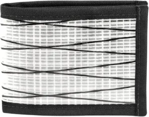 Flowfold Recycled Sailcloth Wallets - Vanguard Bifold Wallet, Front Pocket Wallet, Slim Minimalist Wallets Made in USA (White Sailcloth)