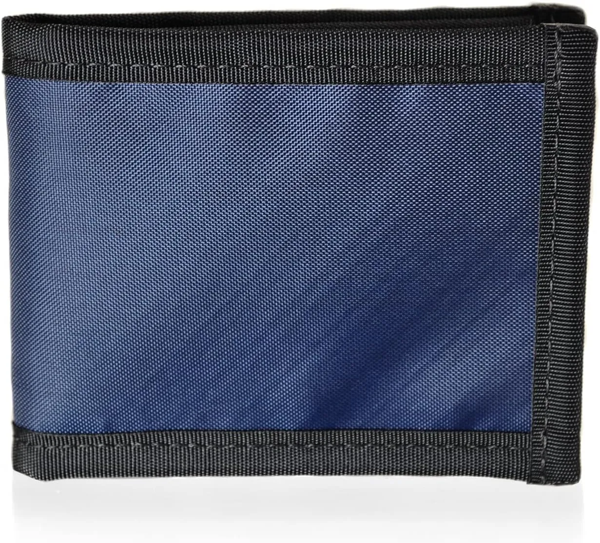 Flowfold Recycled Wallets - 100% Recycled Material Vanguard Bifold Wallet, Front Pocket Slim Minimalist Wallets Made in USA (Navy Blue, Recycled Material)