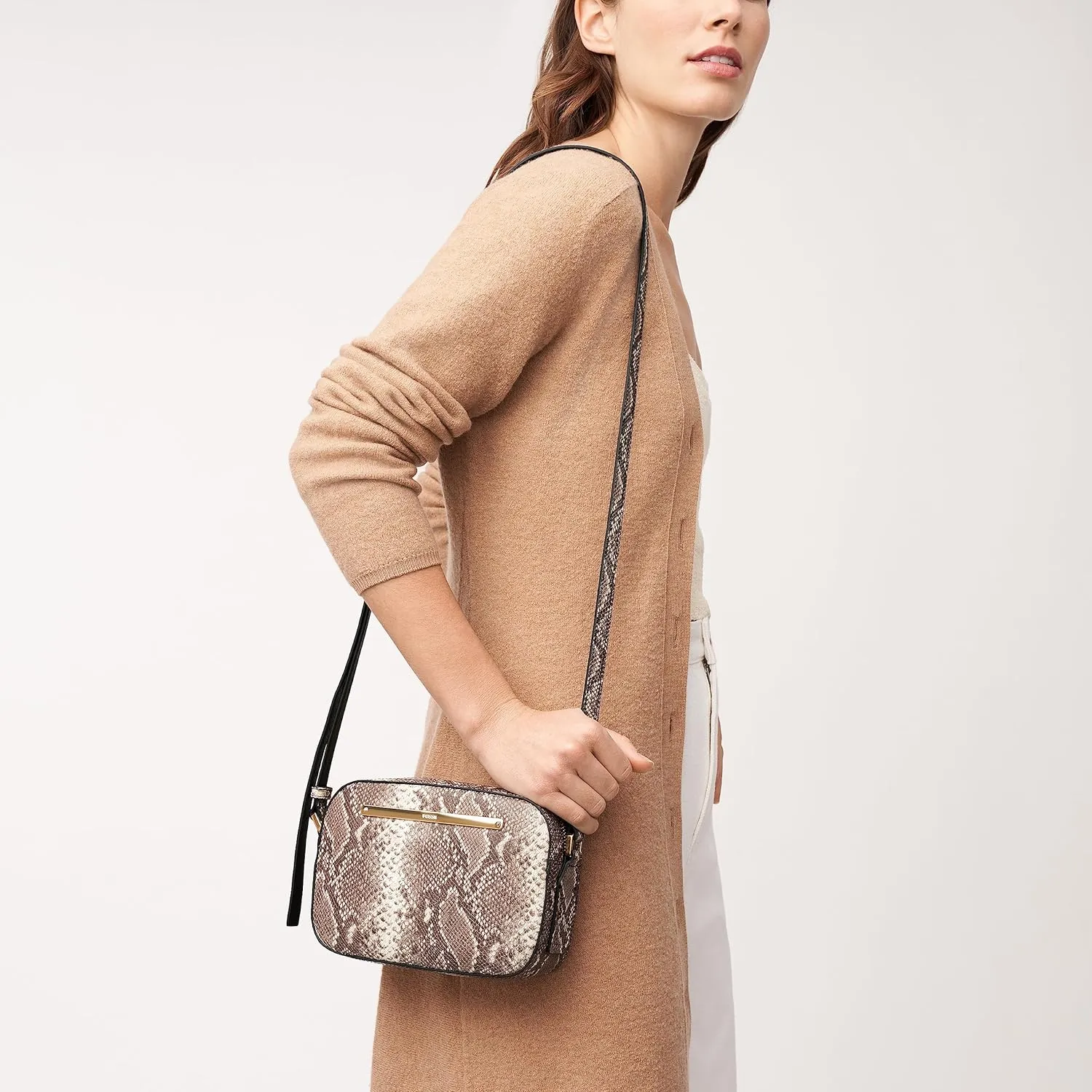 Fossil Women's Liza Camera Bag Crossbody Purse Handbag for Women