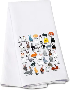 G2TUP Bunny Lover Gift Type of Rabbits Tote Bag Bunnies Owner Handbag Rabbit Lover GiftS Rabbit Fan Gift