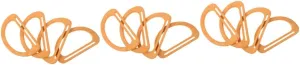 Gadpiparty 2sets 4pcs Solid Wood Bag Handles for DIY Handbag Accessories Varnish Finish Easy Attachment Wooden Purse Frame Hangers for Handbag Crafting and Purse Making 4pcs*2