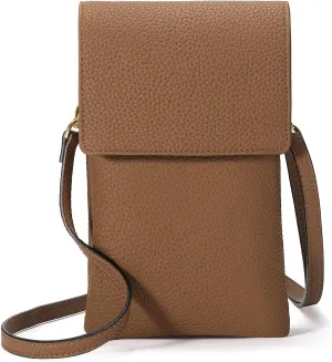 GAEKEAO Small Crossbody Bags for Women Leather Cell Phone Purse Bag Wallet with RFID Blocking Credit Card Slots