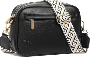 GAEKEAO Small Crossbody Bags for Women Shoulder Handbags Vegan Leather Purses with Adjustable Shoulder Strap