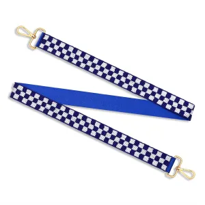 Game Day Beaded Purse Strap Crossbody Bag Strap Red Black Blue Plaid Straps for Stadium Approved Clear Bag Concert Handbag