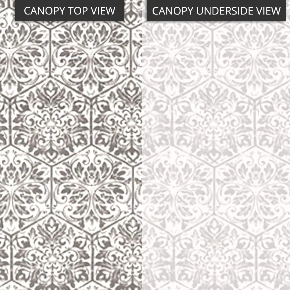 Garden Winds Replacement Canopy for Home Depot's Arrow Gazebo - Standard 350 - Damask Beige