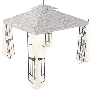 Garden Winds Replacement Canopy for Home Depot's Arrow Gazebo - Standard 350 - Damask Beige