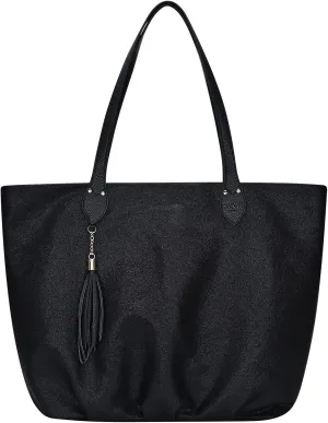 GAYI URBAN Glitter Tote Bag for Women, Tinsel Sparkle Tote Handbag, Large Sequin Hobo Shoulder Purse