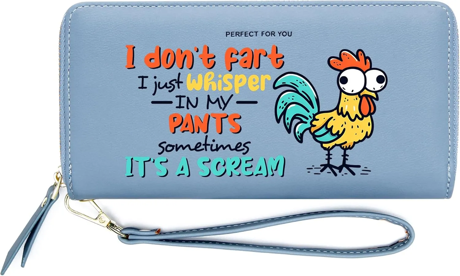 GEEAD Wristlet Wallets for Women PU Leather RFID Blocking Zip Around Long Phone Clutch Wallet