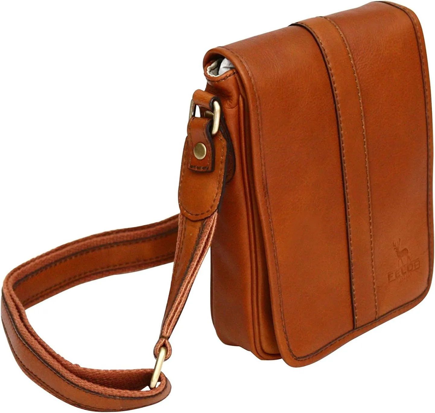 Genuine Leather Small Side Shoulder Bag Unisex Case Carry