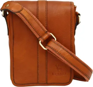 Genuine Leather Small Side Shoulder Bag Unisex Case Carry
