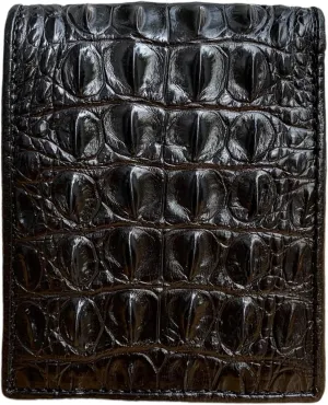 Genuine leather wallets men Alligator Wallet Men alligator Skin Wallets for Mens men wallet alligator mens alligator wallets (Black)