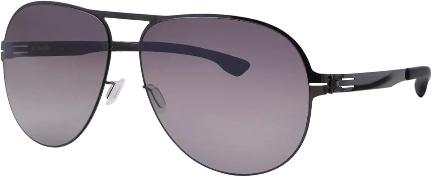 Gerrit Sunglasses Gunmetal/Black/Storm Grey Pilot 61mm