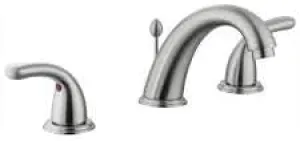 Glacier Bay Builders 8 in. Widespread 2-Handle High-Arc Bathroom Faucet in Brushed Nickel