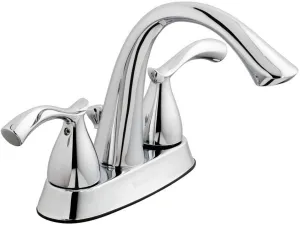 Glacier Bay Edgewood 4 in. 2-Handle High-Arc Bathroom Faucet in Chrome