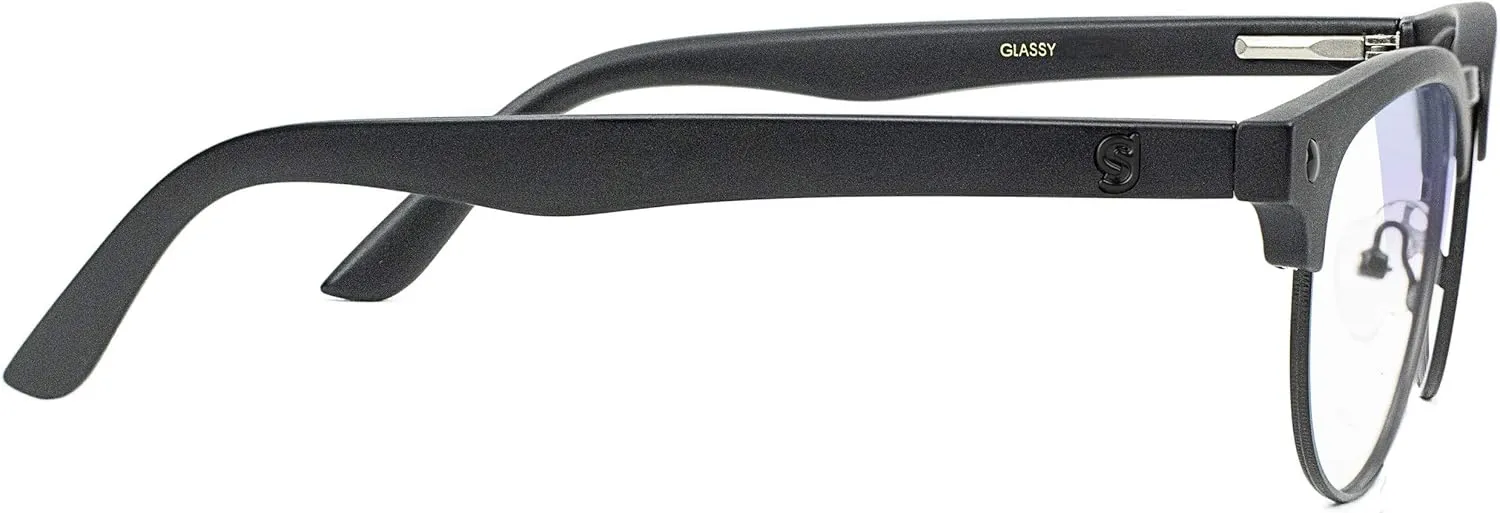 Glassy Morrison Premium Blue Light Blocking Glasses, Anti Eyestrain and Fatigue, Glasses for Computer and Gaming