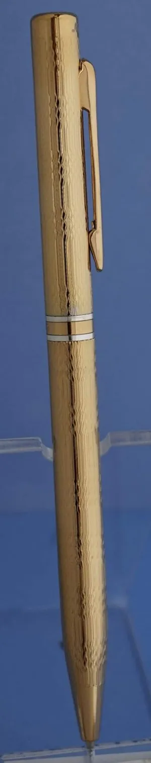 Gold Palace Ballpoint Pen in 999 Solid Silver perfect for purse handbag clutch wallet tote drawing sketching planner