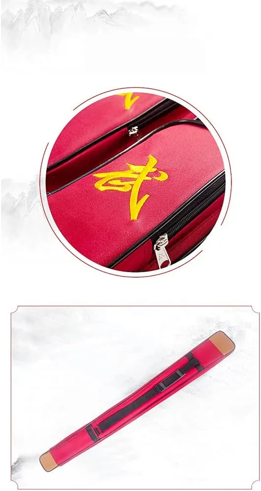 GOONSDS Sword Bag Double Layer - Carrying Multifunctional Weapon Bag for Martial Arts Kung Fu Taichi Sword,Blue,109