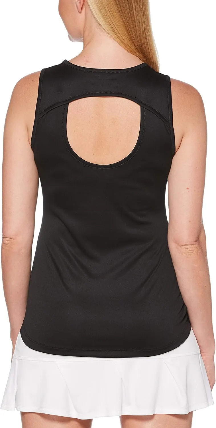 Grand Slam Women's Sleeveless Tank Top with Keyhole Back